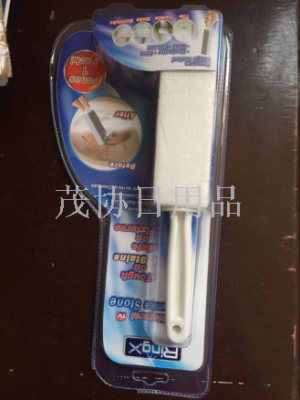 TV Products New Toilet Brush Plastic Convenient Dead Angle Gap Cleaning Brush Natural Pumice Stone