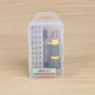 The new multi-functional screwdriver set multi-purpose socket screwdriver hardware with a complete range of tools.