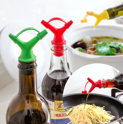 Double - ended soy sauce bottle tip stopper pour nozzle size port wine plug-in pour nozzle liquid deflector