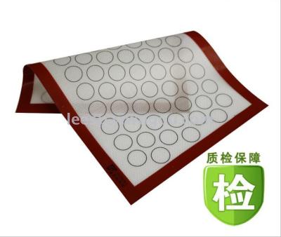 Food grade high temperature resistant silica gel glass fiber not touch pad to flip the sugar mat.