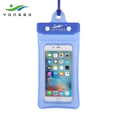 Inflatable cell phone bag is a hot spring waterproof bag.