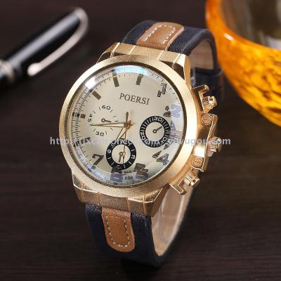 Hot style men's leather belt color glass high-end fashion statement.