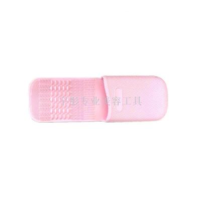 Makeup brush to clean the bag full of silica gel brush absorber.