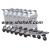 Airport car luggage cart stainless steel airport trolley quiet airport car
