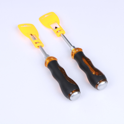 Manufacturer's direct selling anti - slip handle through the core screwdriver.