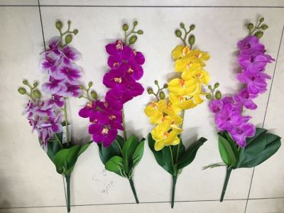 Manufacturer direct selling simulation flower simulation single branch of false royal orchid flowers