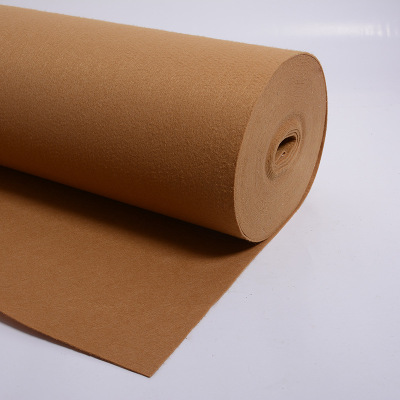 Supply 2MM color wool felt cloth color polyester needle felt resistant to high temperature wool felt pad.