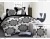 The new and simple black and white four-piece set of live AB four pieces of four pieces of bedding set wholesale.