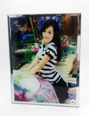 Heat transfer glass crystal picture frame glass image display manufacturers direct sales.