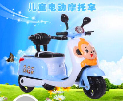 Children electric motorcycle electric three-wheeled motorcycle children battery motorcycle new Harley motorcycle.