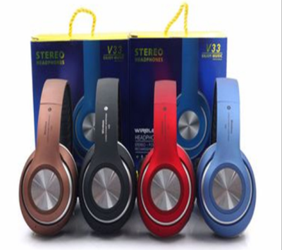 New headphone headset bluetooth headset v33 folding wireless stereo phone 4.1 bluetooth spot.
