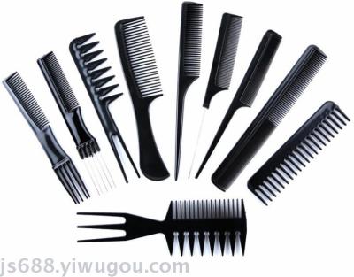10 sets of combs, hair combs,