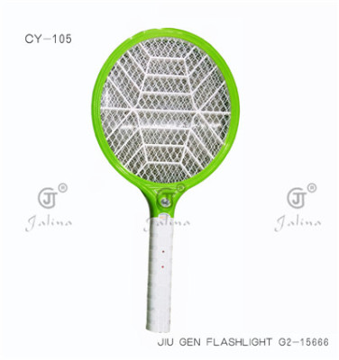 Long-root flashlight cy-105 rechargeable electric mosquito with light.