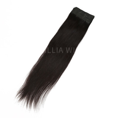 The manufacturer sells wig straight hair ma wei ma tail and the length of the horsetail whip imitation horsetail.