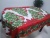 New American-style all-polyester embossed Christmas table cloth Dacron printed semi-positioned table cloth 1.5 meters do