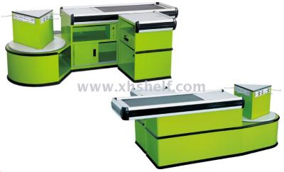 Factory supermarket checkout counter shop of the mother and baby store fruit store stainless steel counter wholesale.