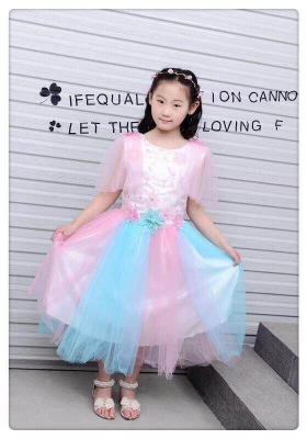 Yiwu bought sweet red mud rabbit popular dress hot style gauze skirt, the princess dress of the princess dress.