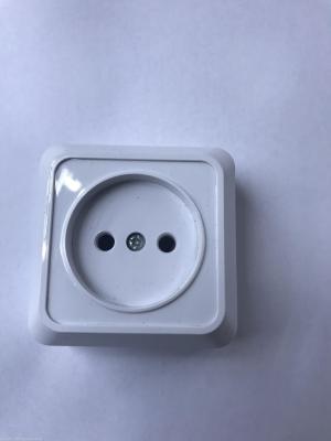 Plug - in shallow plug - European wall switch socket.