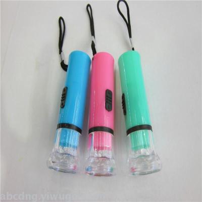 Flashlight is convenient to carry the hang rope to replace the electronic taobao gift factory direct F2.