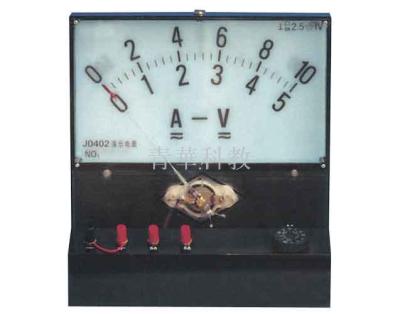 The dc ampere meter shows the current voltmeter to demonstrate the resistance meter.
