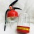 The invention is a creative beer dispenser hand pressure mini fire Extinguisher shaker.
