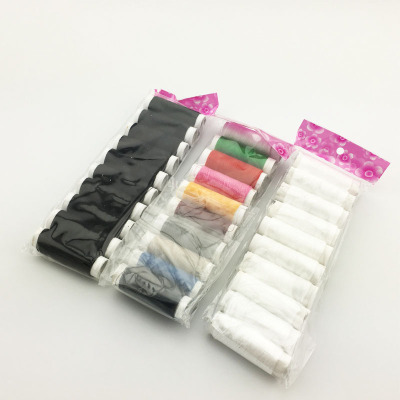 Matching hand sewing thread set 10 color sewing thread 50y sewing thread mixed color household sewing kit accessories.