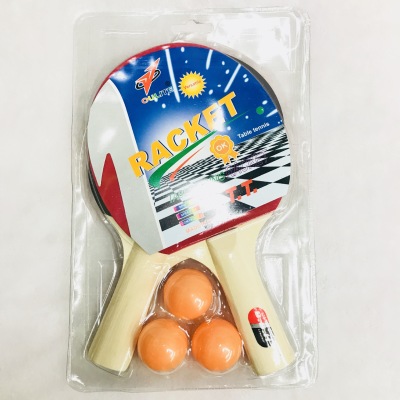 Factory direct selling OULITE table tennis bat 1105 5 mm white handle two double - shot double sponge student children.