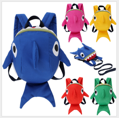 Love flying children backpack student kindergarten goldfish cartoon student preschool school bag.