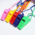 Manufacturer direct selling plastic whistle color band rope course fans support coach umpire small wholesale.