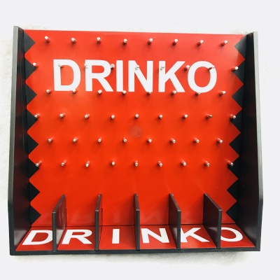 DRINKO SHOT GAME is a family entertainment at a bar party.