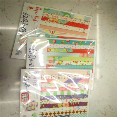 The New High-end Exquisite Colorful Bottom Paperboard Stickers Fresh Creative Handmade Set