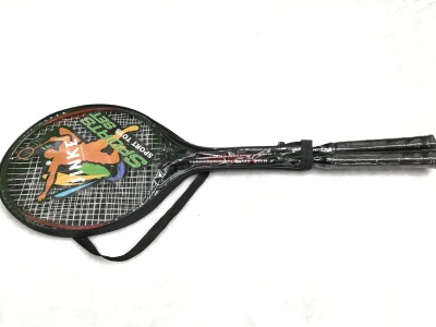 The factory direct selling JINKE-208 badminton rackets 2 pieces to take super light alloy competition training special 
