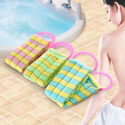 Strong rubbing bath towel, bath towel, adult long strips, thick rubbing sponge, rubbing sponge and rubbing back strap.