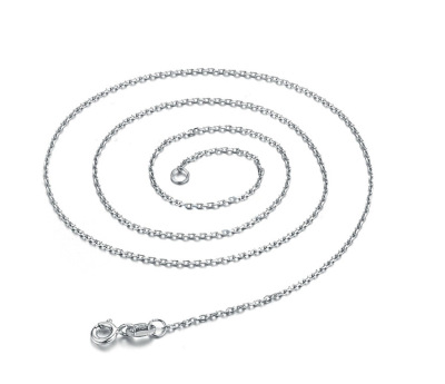 Huasheng & pengfeng S925 platinum plated silver o word chain wholesale direct sales