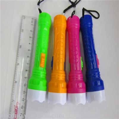 Led flashlight is convenient to carry the small gift of hanging rope to give the factory direct sale.