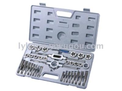 35PCS sae tap and die set,alloy steel