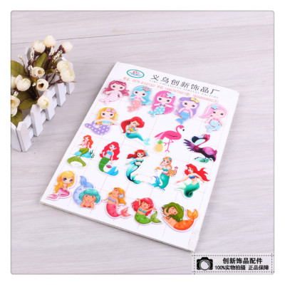 Girls express cartoon character classic accessories acrylic patches decorative accessories decorative bags