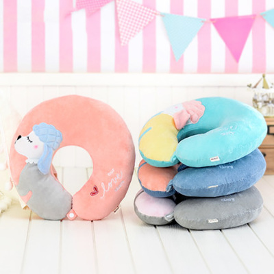 Metoo Exclusive New Style Plush Animal U Shaped Pillow For Adults