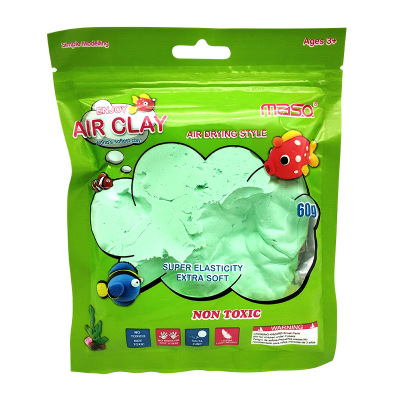 bag safe and non-toxic super light clay colored clay children's hand toy space clay colored plasticine clay.