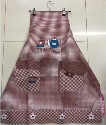 Kitchen Waterproof Apron Couple Cute Korean Fashion Adult Smock Custom Printing Advertising Custom Logo Free Shipping