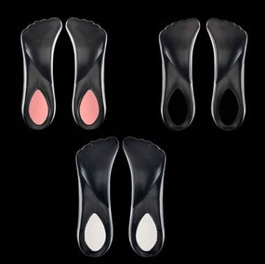 Silicone foot arch massage seven - point invisible PORON heel pad lady high - heeled shoes seven - point pad