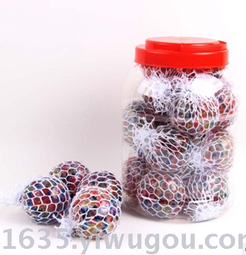 Factory Direct Sales Vent Decompression Large Barrel Grape Ball Vent Crystal Beads Ball Pressure Reduction Toy Hair