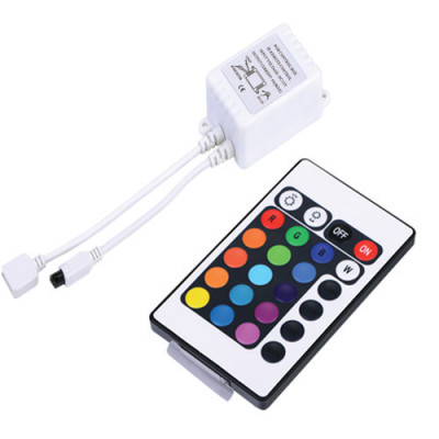 24,44 key infrared controller 12VRGB seven color lights with remote control
