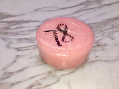 Pink circular toilet soap wholesale soap room soap.