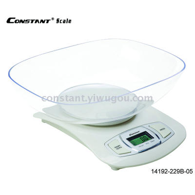 [Constant-229B] plastic tray electronic kitchen scale, cooking scale, baking scale, electronic scale.