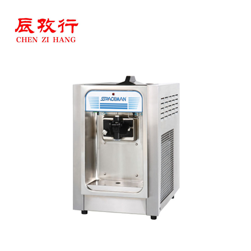 Space Commercial Use Desktop Ice Cream Machine Single Cylinder Double Cylinder Color Soft Ice-cream Mixer