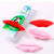 Multi-Purpose Toothpaste Squeezer Red Lips Toothpaste Dispenser Red Lips Facial Cleanser Squeezer