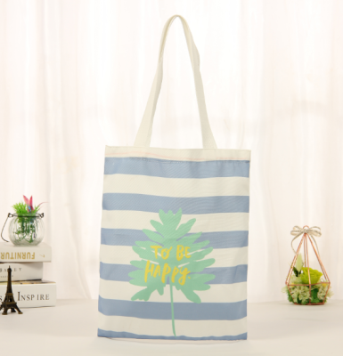 Canvas bag with single shoulder bag, shopping bag.