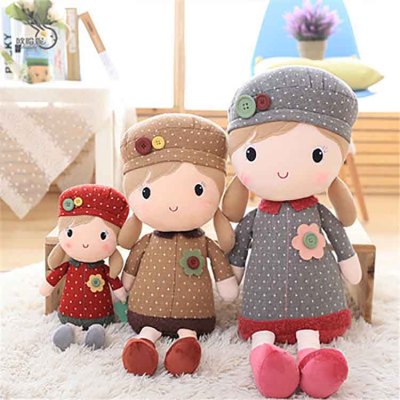 2018 Best Selling Adorable Humanoid Doll Stuffed Material For Little Girls