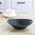 Japan and South Korea simple creative oval double ear bowl salad bowl fruit bowl matte frosted glaze ceramic tableware.